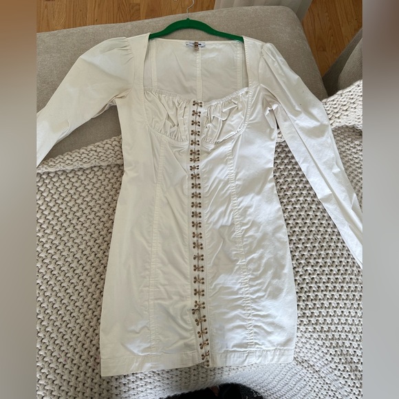 Worn twice milkmaid style dress with hooks size S - Picture 1 of 2